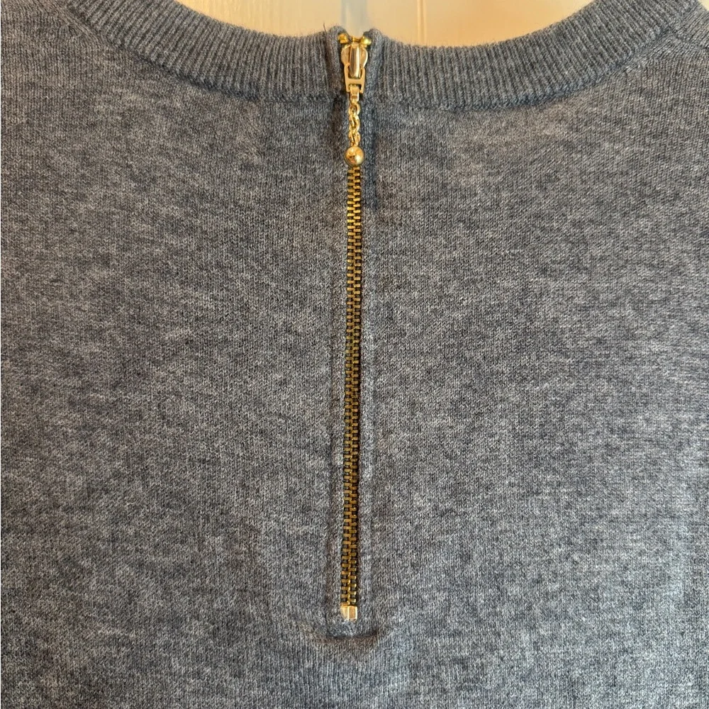 Kate Spade Grey Wool and Cashmere Knit Sweater